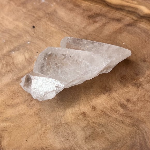 Rose Quartz and Clear Quartz Crystal Bundle - Calming Pocket Crystal Gift Set - Picture 13 of 16